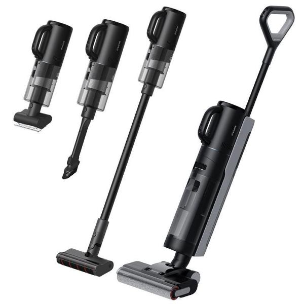 Dreame H12 Aspirateur-balai 2 en 1 Batterie Sec&humide Sans sac 300 W Noir, Gris 4 Ah
