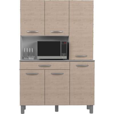 Buffet de Cuisine OSLO 120 cm - 1 Tiroir et 6 Portes