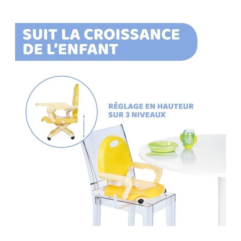 Rehausseur de Table Chicco Pocket Snack Saffron