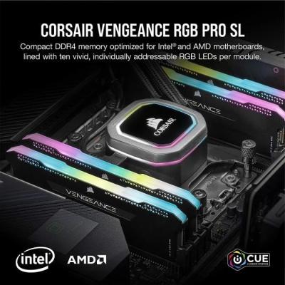 CORSAIR VENGEANCE RGB PRO - 16Go 3600Mhz - Noir