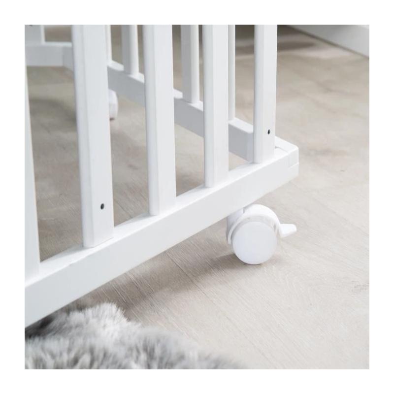Parc bébé hexagonal Roba Little Stars blanc - Confortable et sécurisé