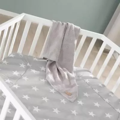 Parc bébé hexagonal Roba Little Stars blanc - Confortable et sécurisé