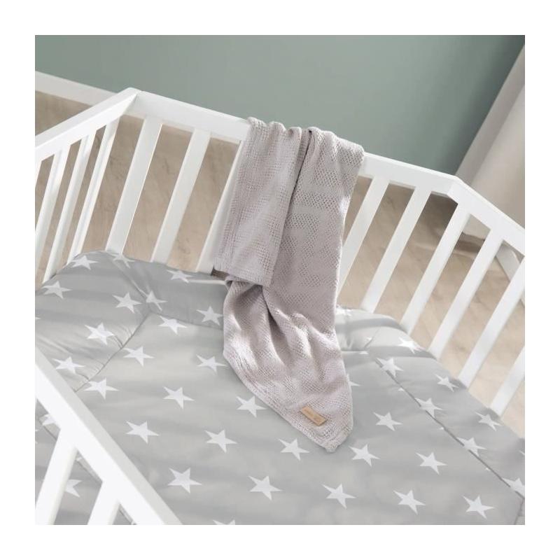 Parc bébé hexagonal Roba Little Stars blanc - Confortable et sécurisé