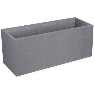 Jardinière Volcania 98 L - Gris galet - 99,5 x 39 x 43 cm - Bac à fleur
