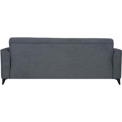 Canapé convertible 3 places BERGAMO gris foncé - Design pratique