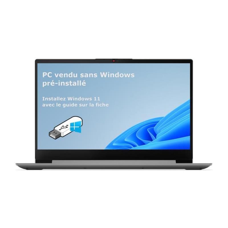 PC portable performant LENOVO IdeaPad 3 17ALC6 | 17'' HD+ - Ryzen 7 5700U - RAM 12 Go - SSD 512 Go