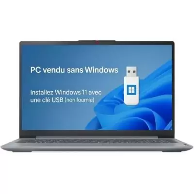 PC portable LENOVO IdeaPad Slim 3 15AMN8 | Performances Ryzen 5 - FHD 15'' PC portable LENOVO IdeaPad Slim 3 15AMN8 | Performances Ryzen 5 - FHD 15''