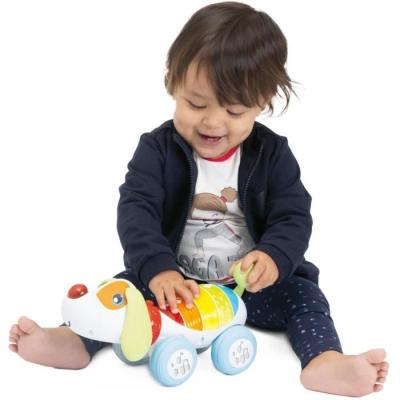 Jouet à tirer Chicco Chien Dog Ré Mi Blanc 18 mois - Intérieur