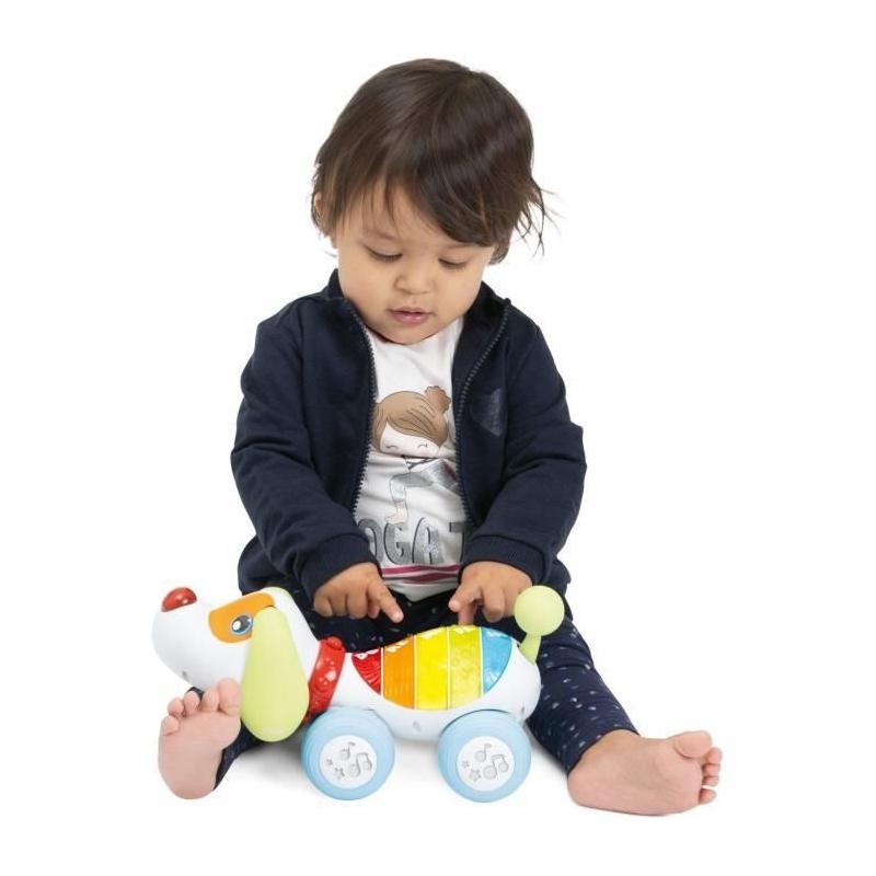 Jouet à tirer Chicco Chien Dog Ré Mi Blanc 18 mois - Intérieur