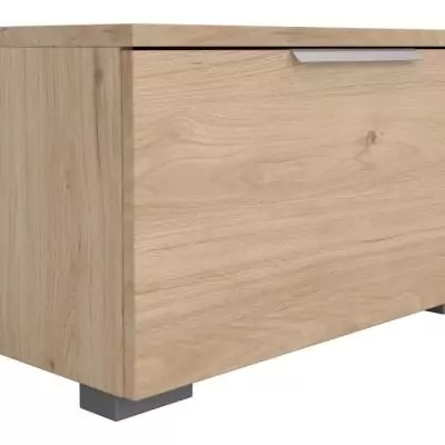 Meuble TV MATCH Beige effet bois mat - Design moderne Meuble TV MATCH Beige effet bois mat - Design moderne