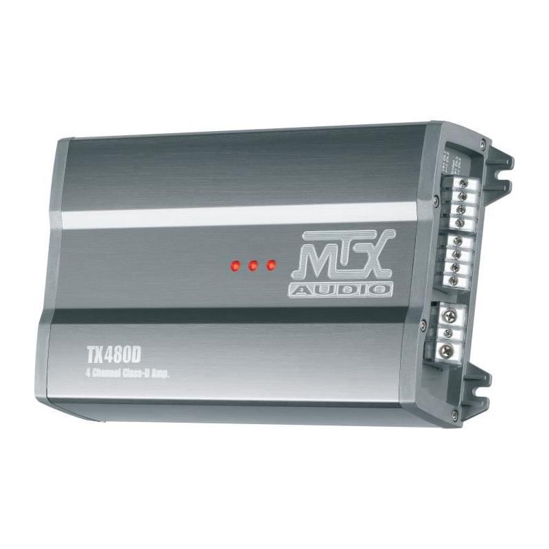 Ampli voiture MTX TX480D 4x120W RMS @2Ω - Ultra puissant et polyvalent