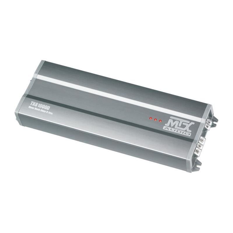 Ampli voiture MTX TX81000D 1x1000W RMS @2O - Contrôle à distance - Filtres ajustables