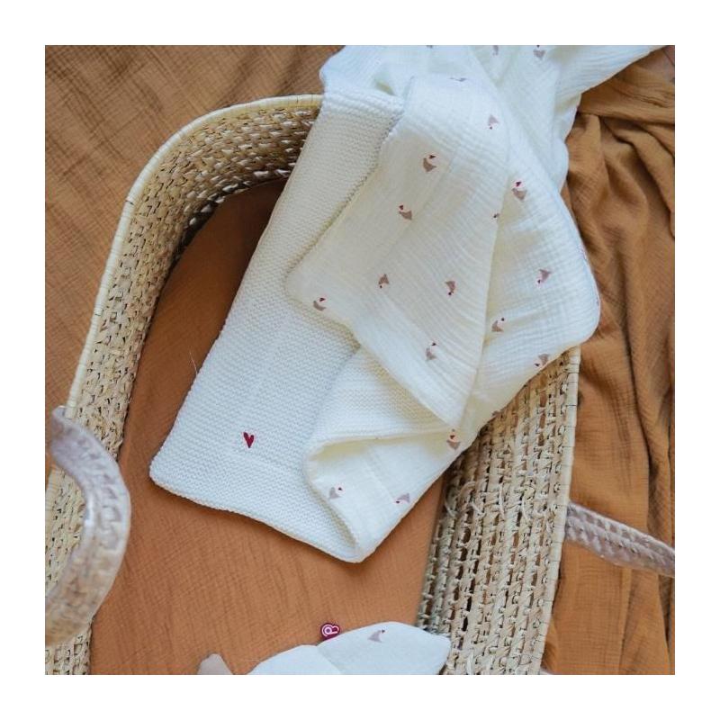 Couverture double face - DOMIVA - Maternity Love - 75 x 100 cm