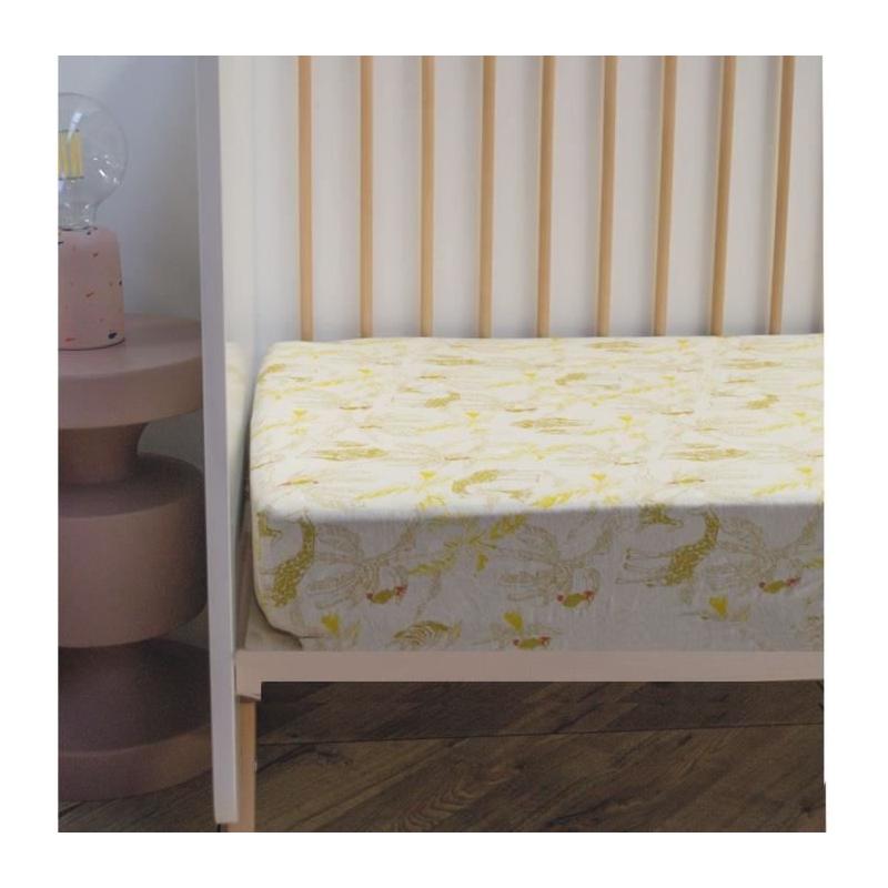 Drap housse jersey DOMIVA Honey Moon 60x120 cm - Coton extensible