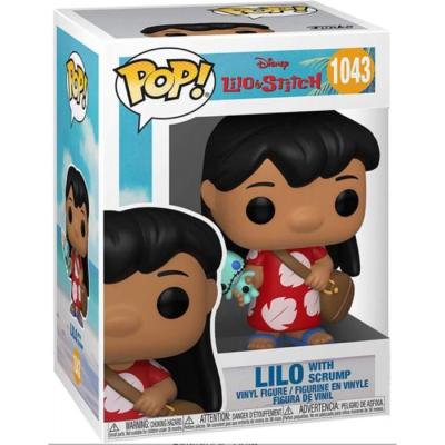 Figurine Funko Pop Lilo & Stitch - Lilo avec Scrump - Disney - Enfant