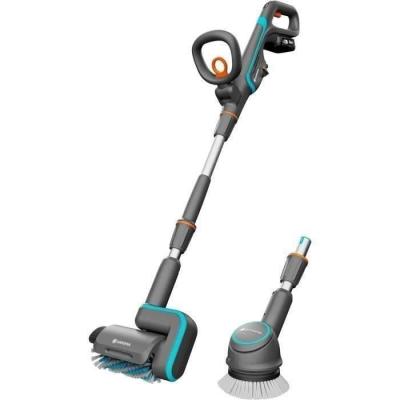 Nettoyeur de terrasse GARDENA AquaBrushP4A 18V - Haute pression