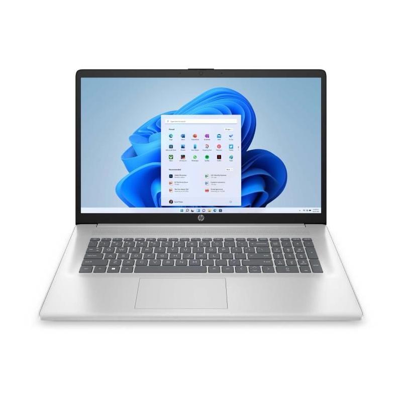 PC Portable HP 17-cn0027nf: Windows 11, 17,3 HD+, Celeron N4120, 8Go RAM, 256Go SSD
