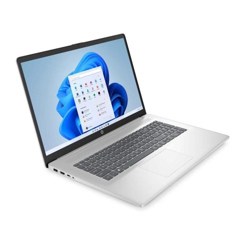 PC Portable HP 17-cn0027nf: Windows 11, 17,3 HD+, Celeron N4120, 8Go RAM, 256Go SSD