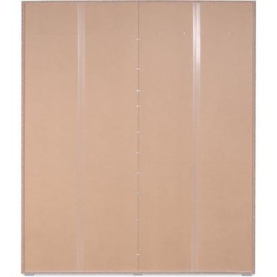 Armoire élégante pour chambre - Décor blanc - 4 portes
