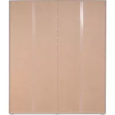 Armoire élégante pour chambre - Décor blanc - 4 portes