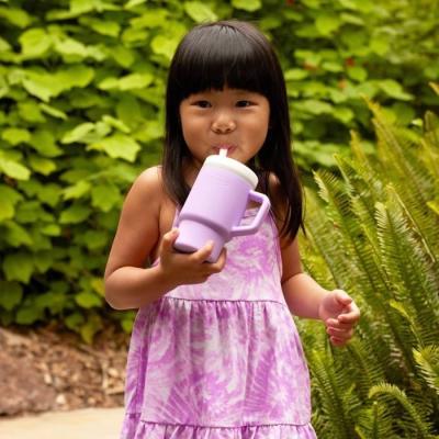 Tasse à bec INFANTINO en silicone - Mauve lila