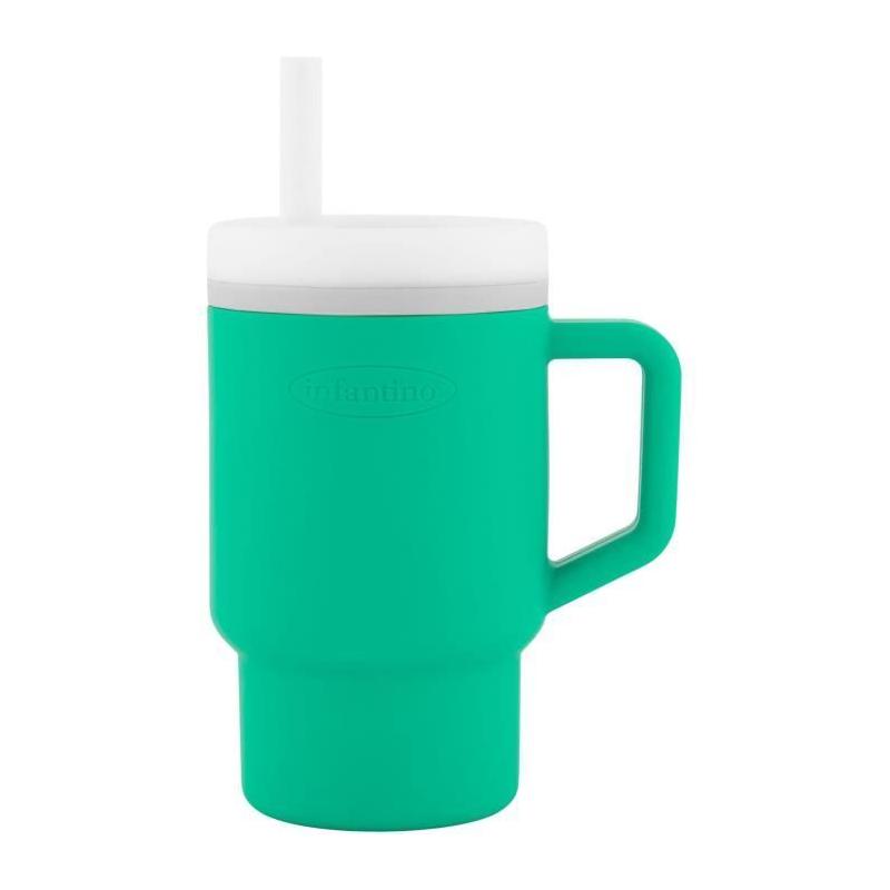 Ma première tasse INFANTINO en silicone - vert sapin