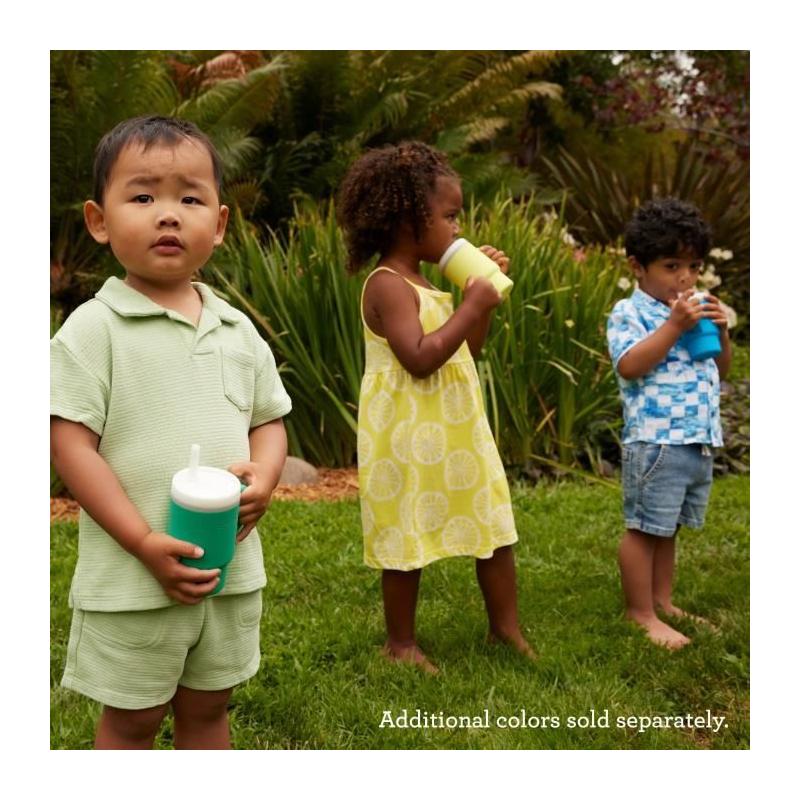 Ma première tasse INFANTINO en silicone - vert sapin
