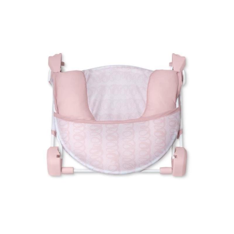 Transat de bain pliable rose pour bébé fille