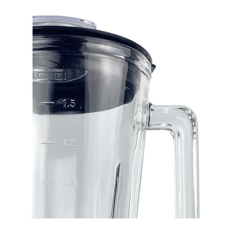 Mixeur JOCCA 1000W - Bol en verre 1,5L - 2 vitesses - Turbo