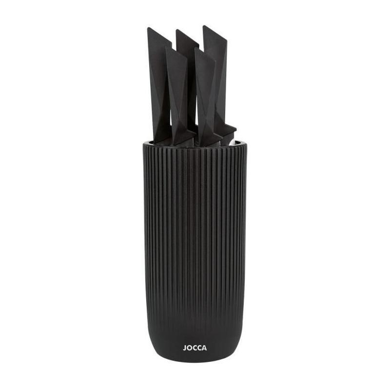 Ensemble de couteaux JOCCA: 5 couteaux avec bloc en polypropylène