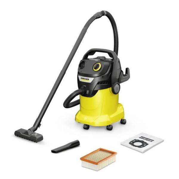 Aspirateur eau et poussiere KARCHER WD 5 V-25/5/22 - Cuve plastique 25 L - 1100W (Fonction soufflerie)
