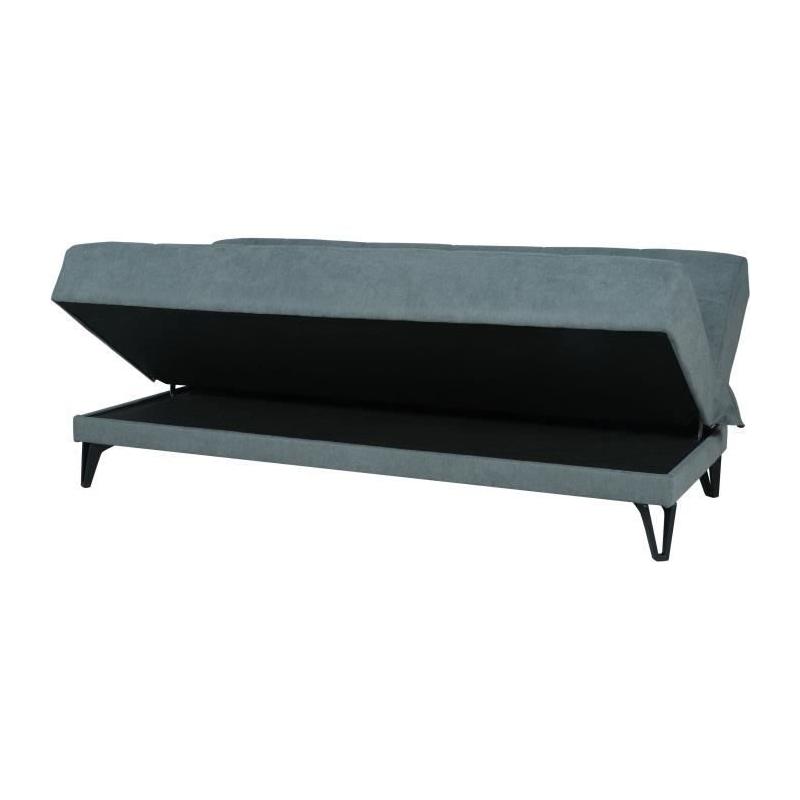 Banquette convertible 3 places LIMRA - Tissu menthe