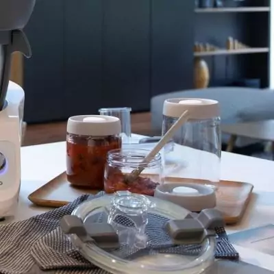 Ensemble 3 bocaux sous vide en verre borosilicate - LIVOO