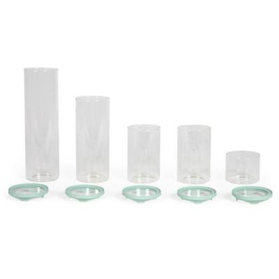 Lot de 5 bocaux de conservation élégants - LIVOO