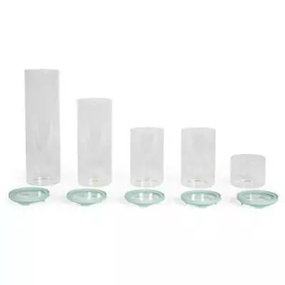 Lot de 5 bocaux de conservation élégants - LIVOO