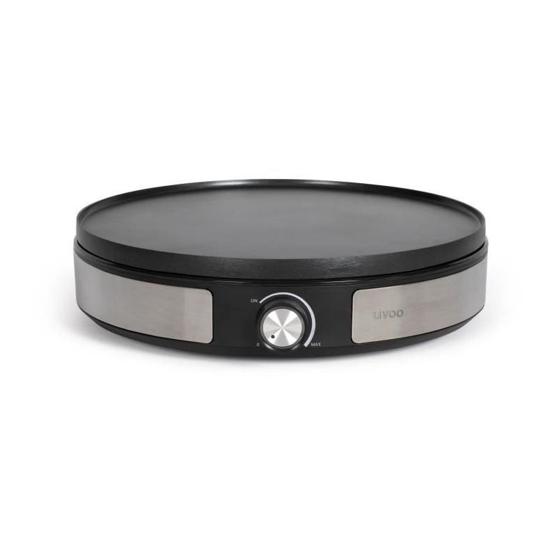 Crêpière réversible 1500W - Livoo DOP247 - Plaque Ø33 ou 7 x Ø10 cm
