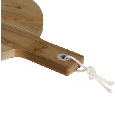 Ensemble pizza LIVOO - Bois acacia - Roulette inclus - 30 x 45 cm