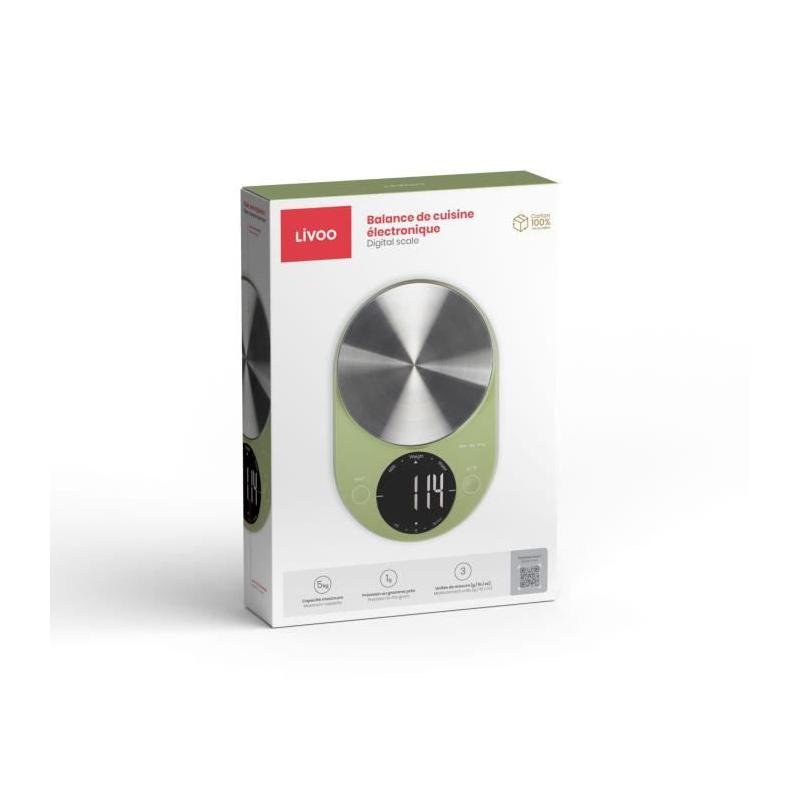 Balance de cuisine électronique LIVOO - Précision 5 kg