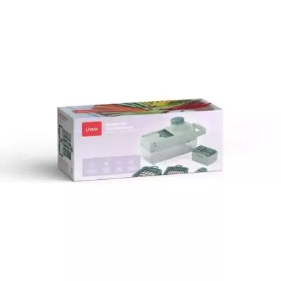 Mandoline multifonction LIVOO avec 8 lames en acier inoxydable
