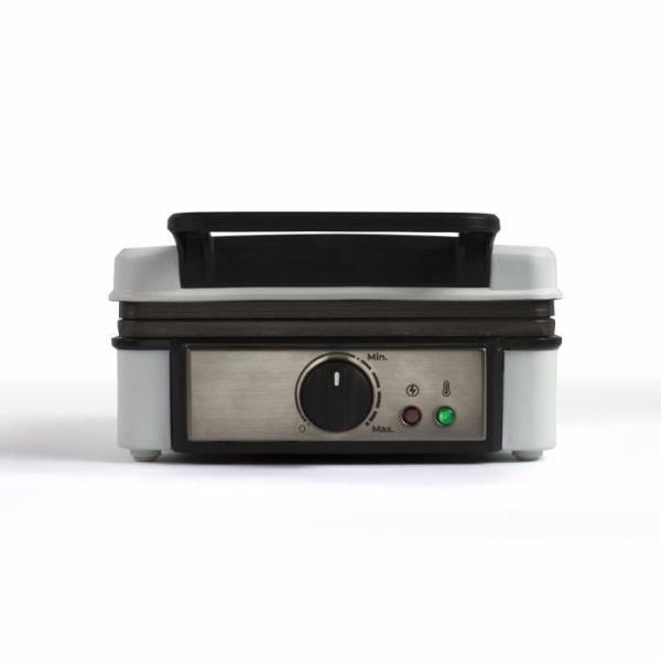 Gaufrier avec thermostat ajustable - LIVOO - DOP206 - 1200W - 2 gaufres - Antiadhésif - Surface 14,5 x 17,5 cm - Témoins lumin