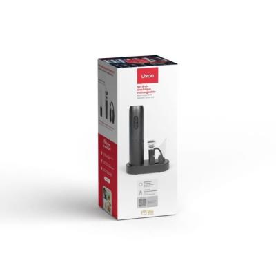 Tire-bouchon électrique rechargeable LIVOO - 5 accessoires - Facilité par pression