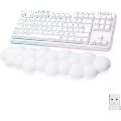 Clavier Gamer Sans fil Logitech G715 Blanc Mist AZERTY