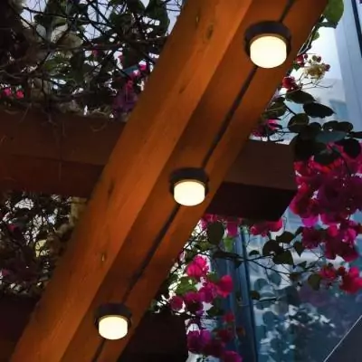 Éclairage solaire pour allée: 10 mini-spots lumineux à LED blanc chaud Éclairage solaire pour allée: 10 mini-spots lumineux à LED blanc chaud