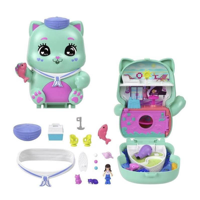 Polly Pocket Coffret Chaton Marin - Jouet De Voyage amusant !