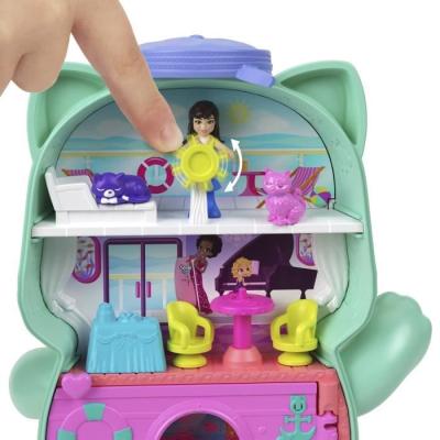 Polly Pocket Coffret Chaton Marin - Jouet De Voyage amusant !