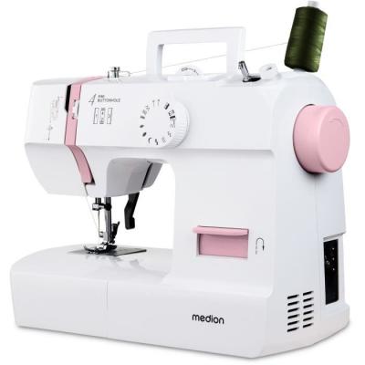 Machine à Coudre MEDION SM 70 Rose - 12 Points - LED
