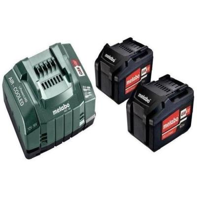 Set de base 2 batteries 5,2Ah Li-Power 18V Metabo - Boîte en carton