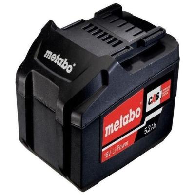 Set de base 2 batteries 5,2Ah Li-Power 18V Metabo - Boîte en carton