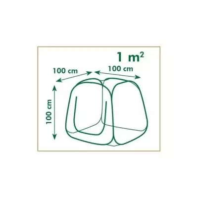Serre de jardin Pop-Up NATURE 100x100x100 cm PE transparent ?