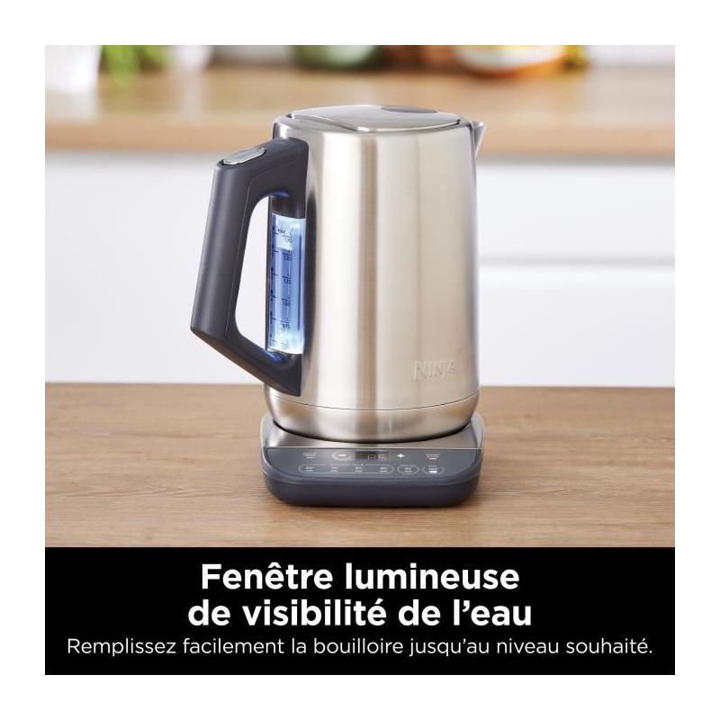 Bouilloire électrique NINJA 3000W - 1,7L Inox